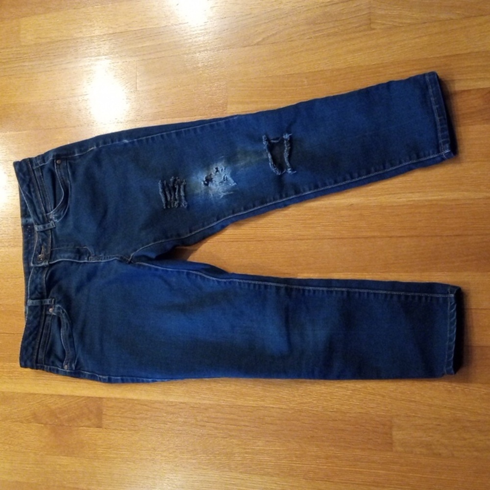 Simply Vera Vera Wang Cropped Ankle Distressed Women's Capris 8